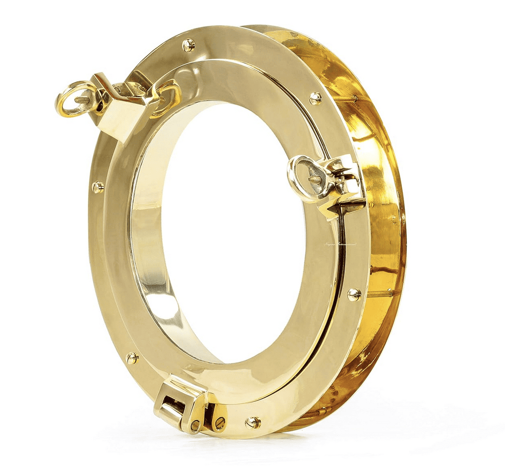 brass window porthole