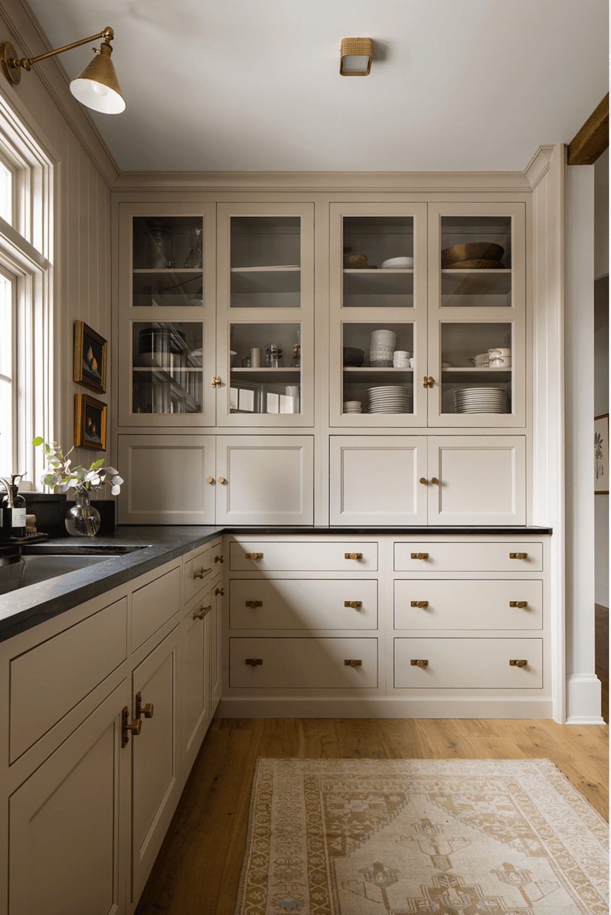 mushroom kitchen cabinets