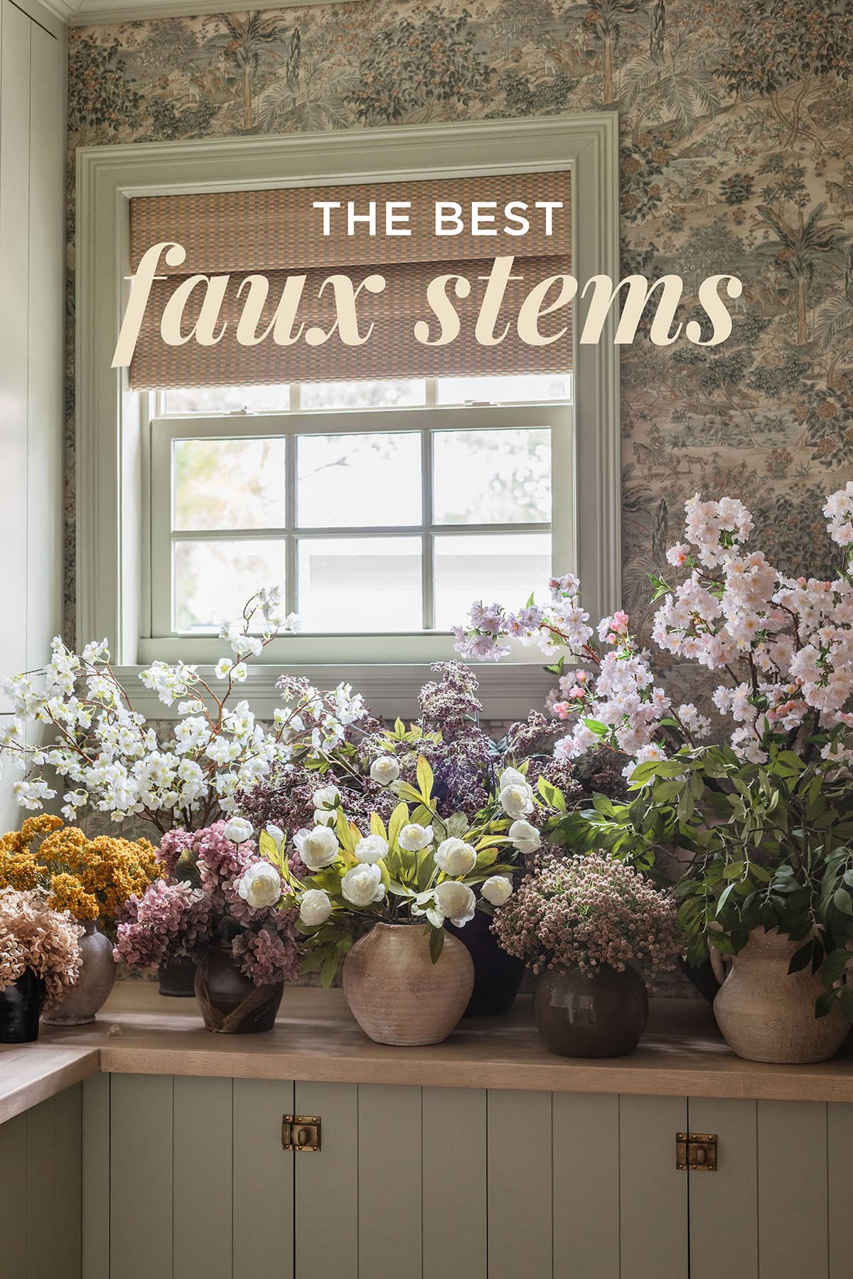the best artificial flowers and stems for spring