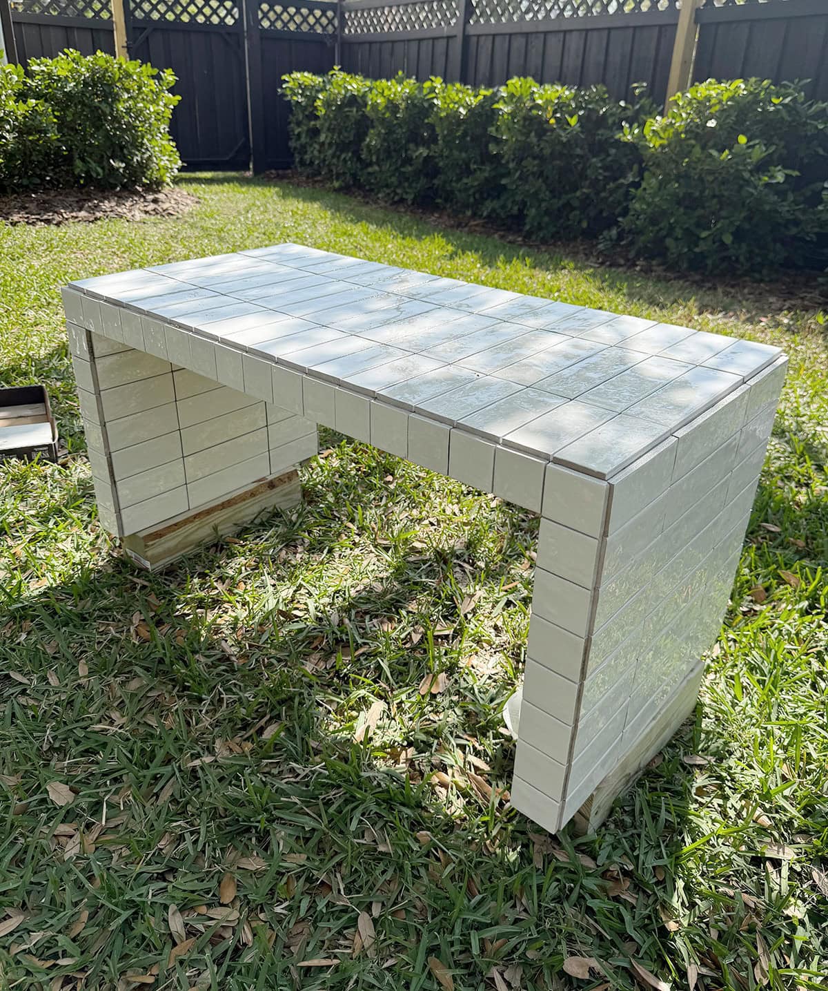 diy tiled coffee table