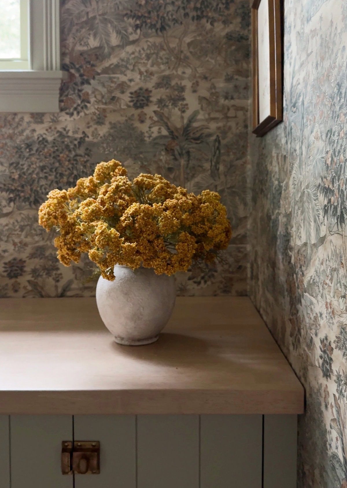 mustard yellow queen anne's lace artificial flowers