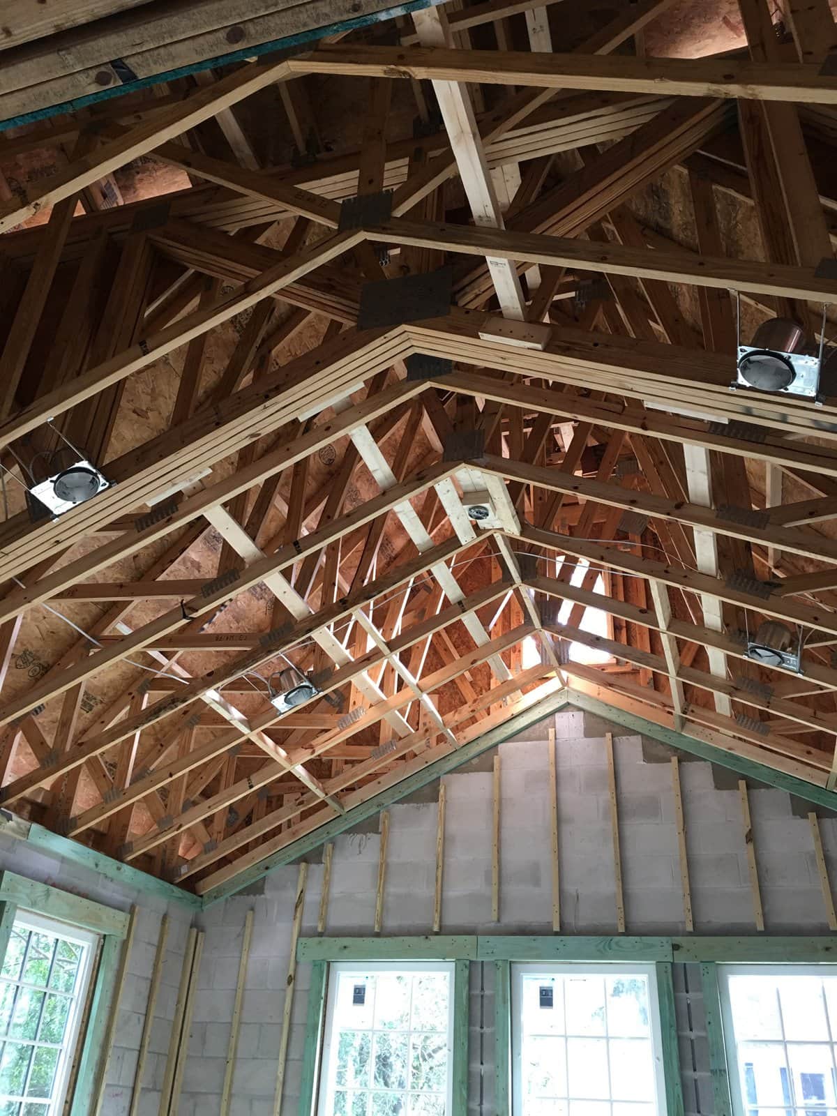 vaulted ceiling trusses