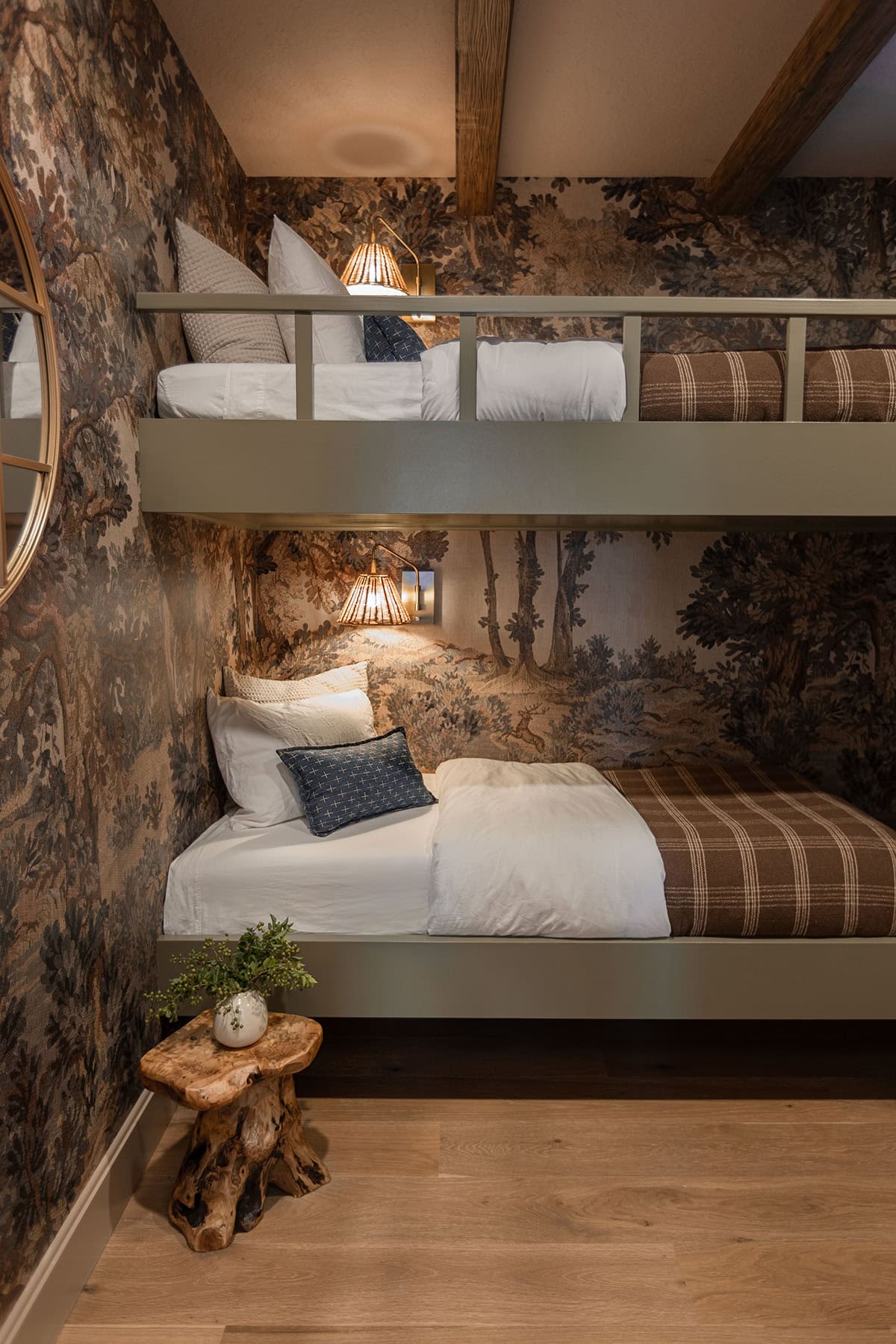 forest bedroom bunk bed design