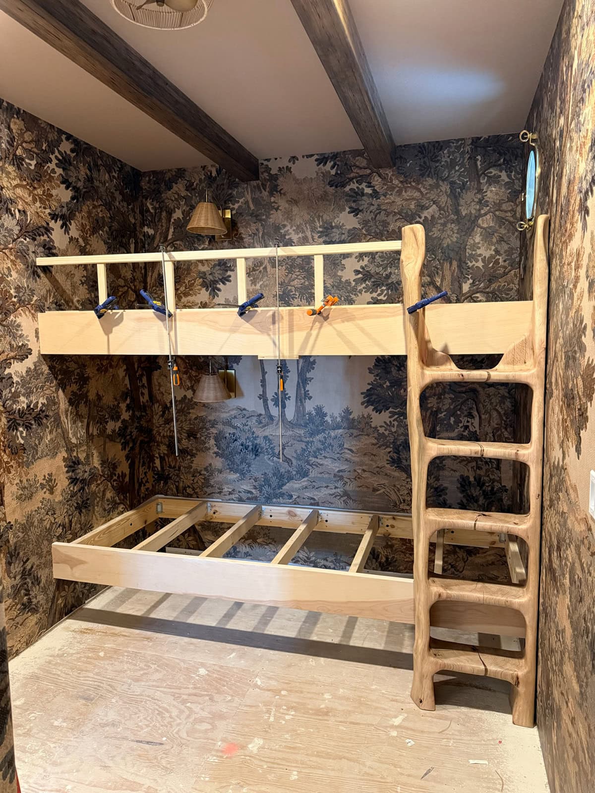 diy built-in bunk bed tutorial