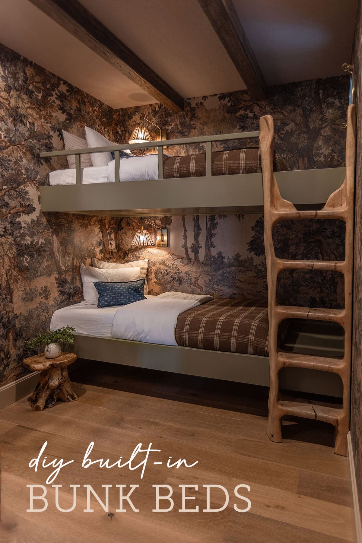 diy built in bunk beds tutorial