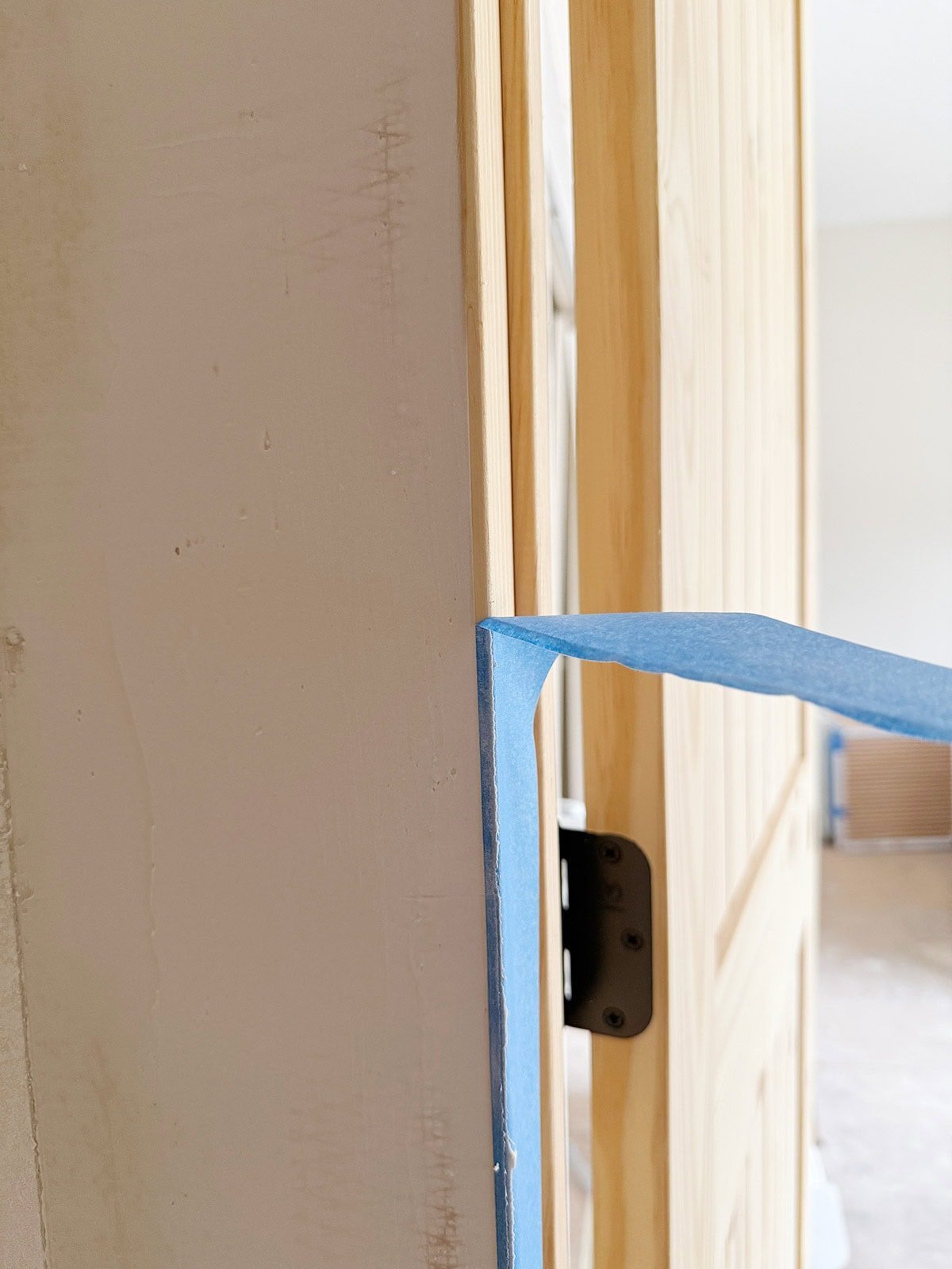 diy trimless door tutorial