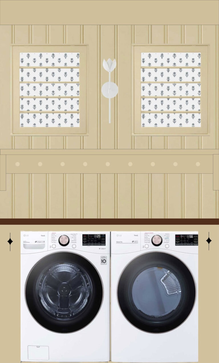 The Spanish Sanctuary Laundry Room Plan - Jenna Sue Design