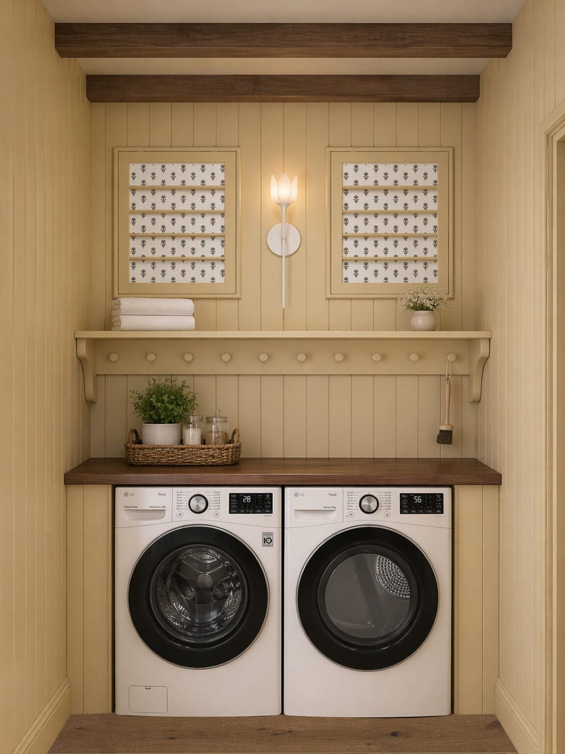 The Spanish Sanctuary Laundry Room Plan - Jenna Sue Design