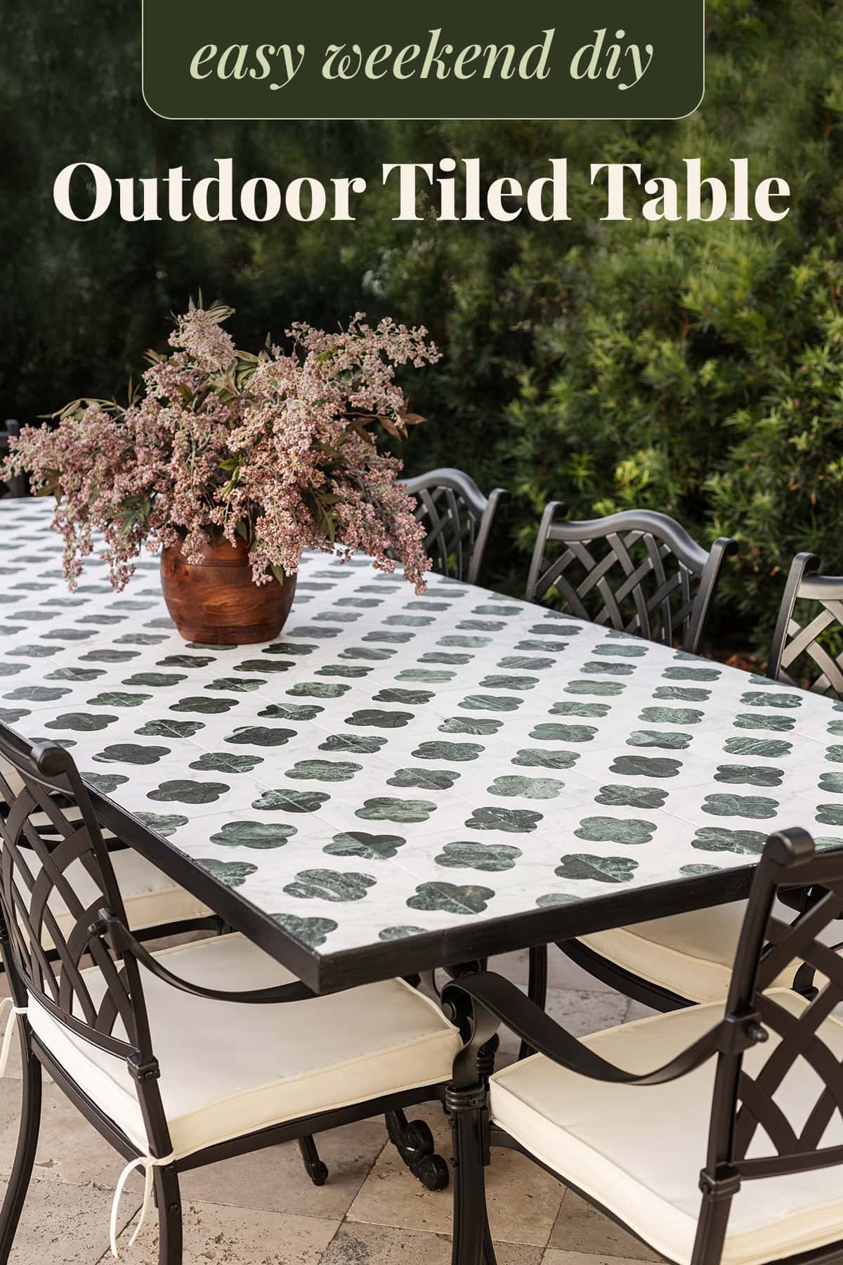 diy tiled outdoor dining table tutorial