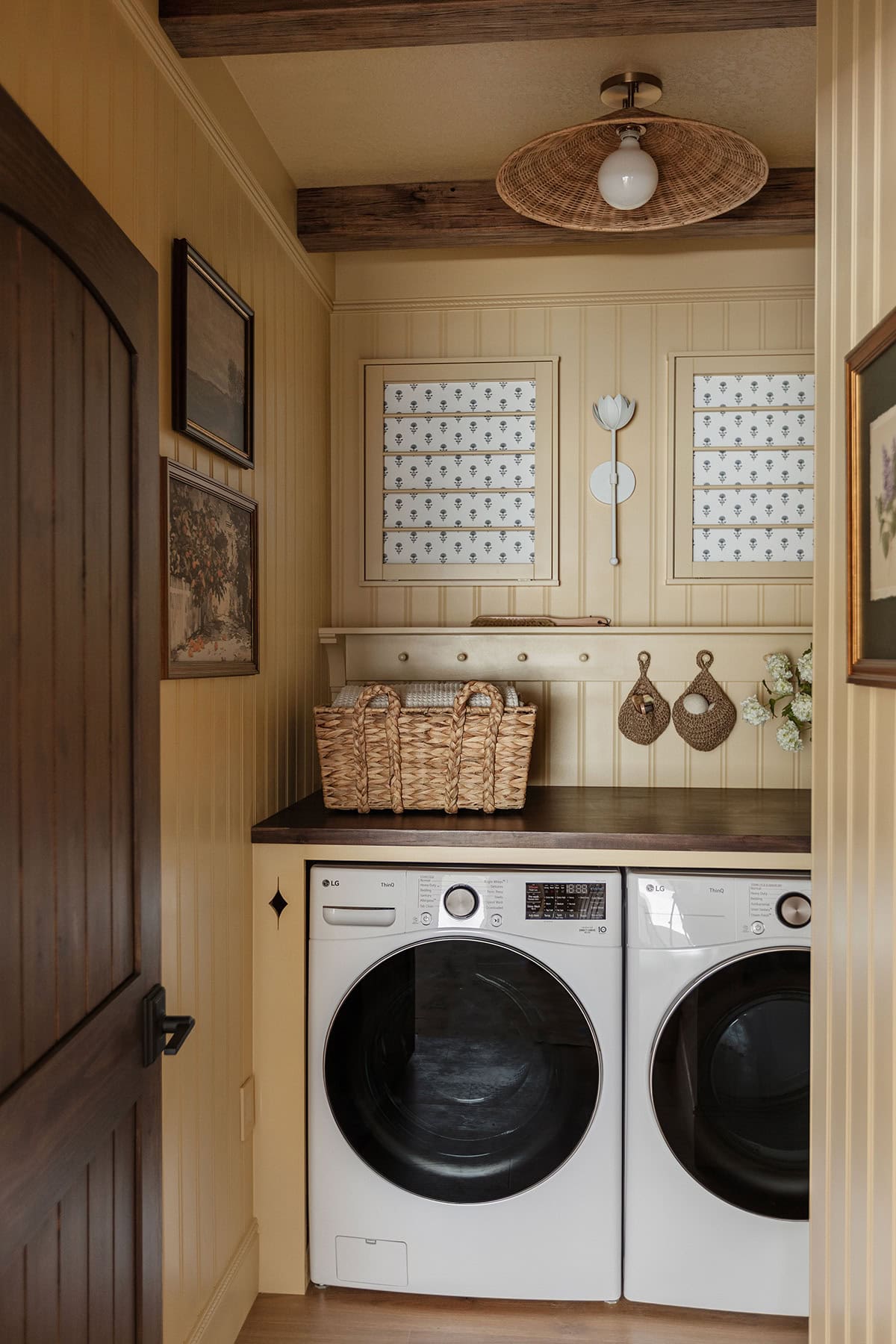 butter yellow laundry room sherwin williams blonde paint