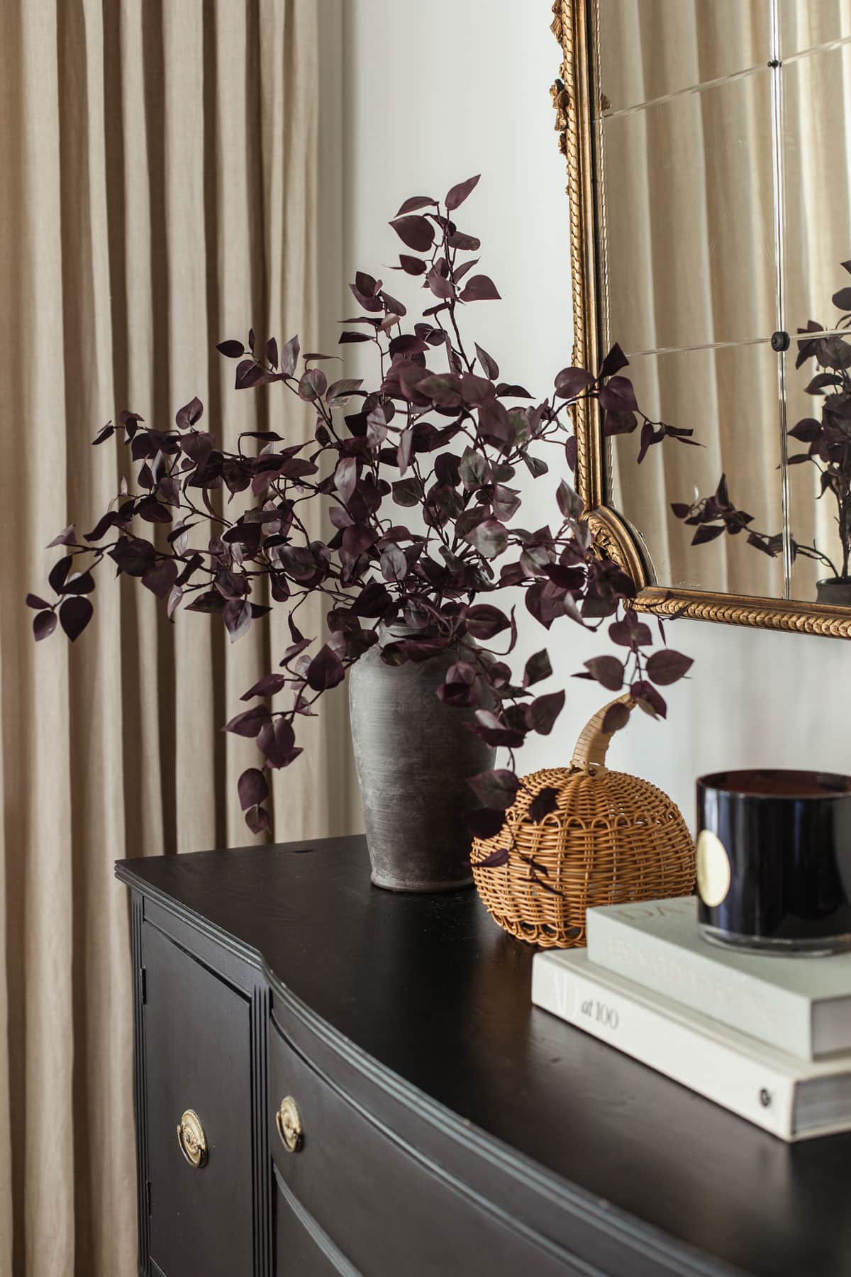 amazon burgundy eucalyptus stems faux fall halloween stems