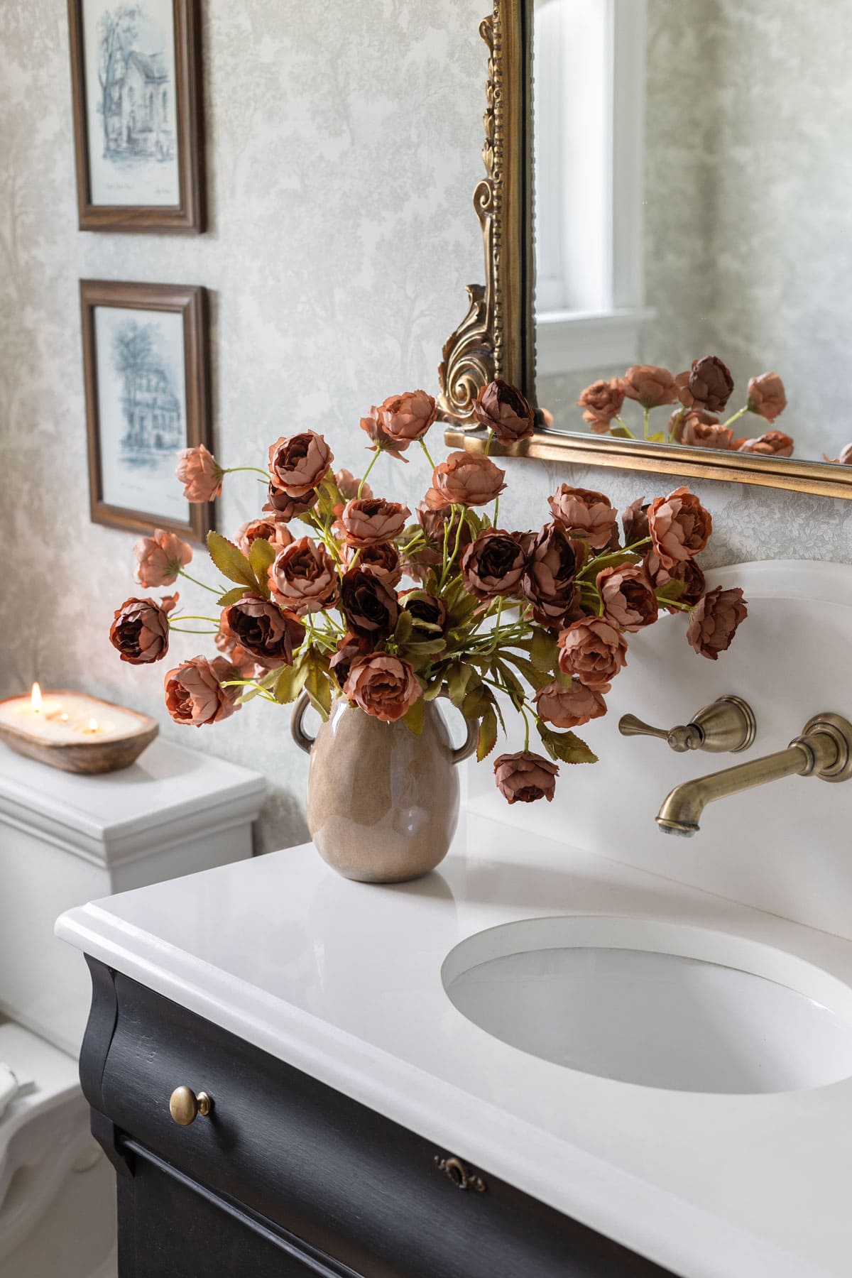 silk peonies faux fall florals